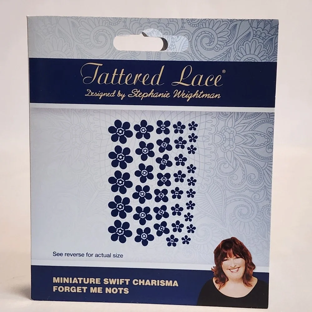 Tattered Lace Miniature Swift Charisma 4 Die Set Daisies Leaves Camara Floral